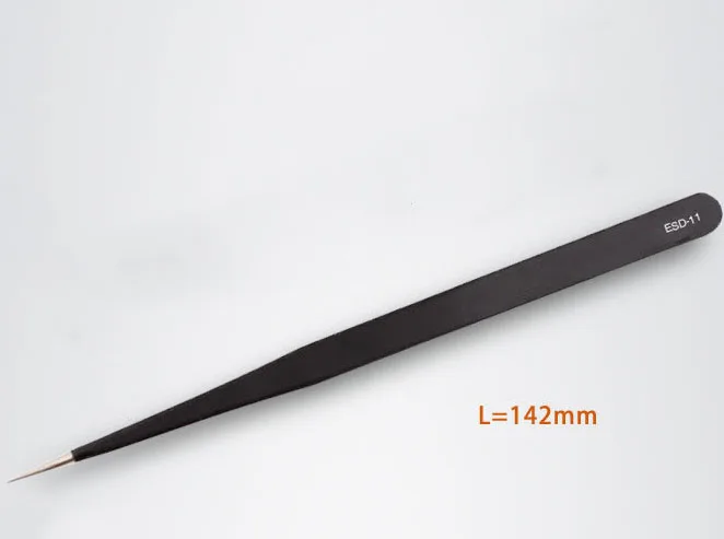 ESD-11 1, 6 штук в партии, защитой от статического электричества Анти-статический Пинцет Набор ремонт и обслуживание часов Инструменты для ремонта Наборы Электронный паяльная инструмент набор инструментов "сделай сам" - Цвет: ESD-11