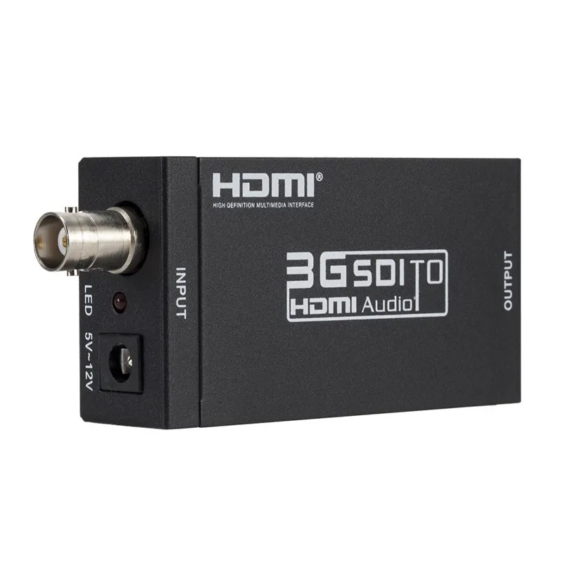 Высокое качество 1080P Мини 3g SDI в HDMI конвертер BNC SDI/HD-SDI/3G-SDI в HDMI адаптер HD видео конвертер для монитора HD tv