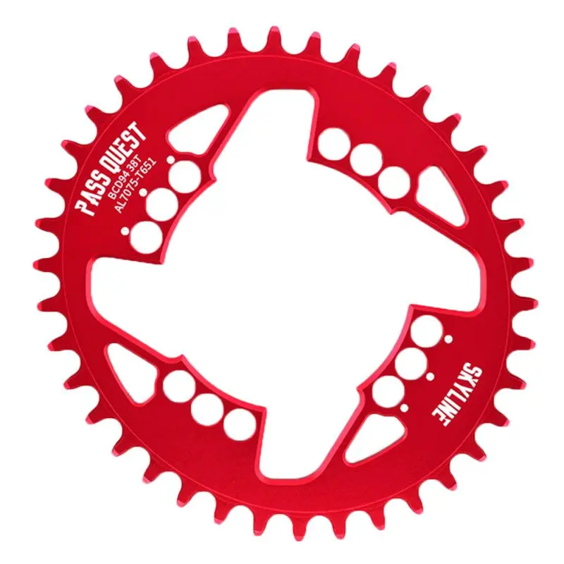 H Wide And Narrow Tooth Elliptical Disc Positive And Negative Tooth Plate Mountain Bike Single Disc Tooth Plate