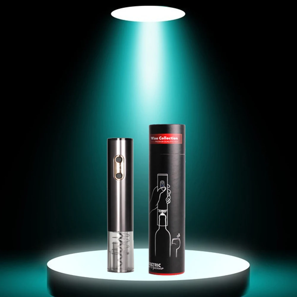 1pcs Electronic Wine Opener Red Wine Corkscrew Aluminum Alloy Automatic Bottle Opener With Vacuum Stopper Kitchen Bar Tool 3 In1