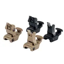 Matériel tactique en Nylon, repliable, vue arrière rabattable, vue avant sur rail picatinny pour fusil jouet, accessoires de visée 71L 416 GBB