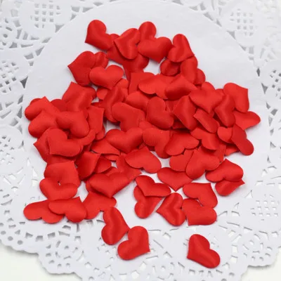 100pcs/bag Throwing Heart Petals Wedding Table Decoration Valentines Day 