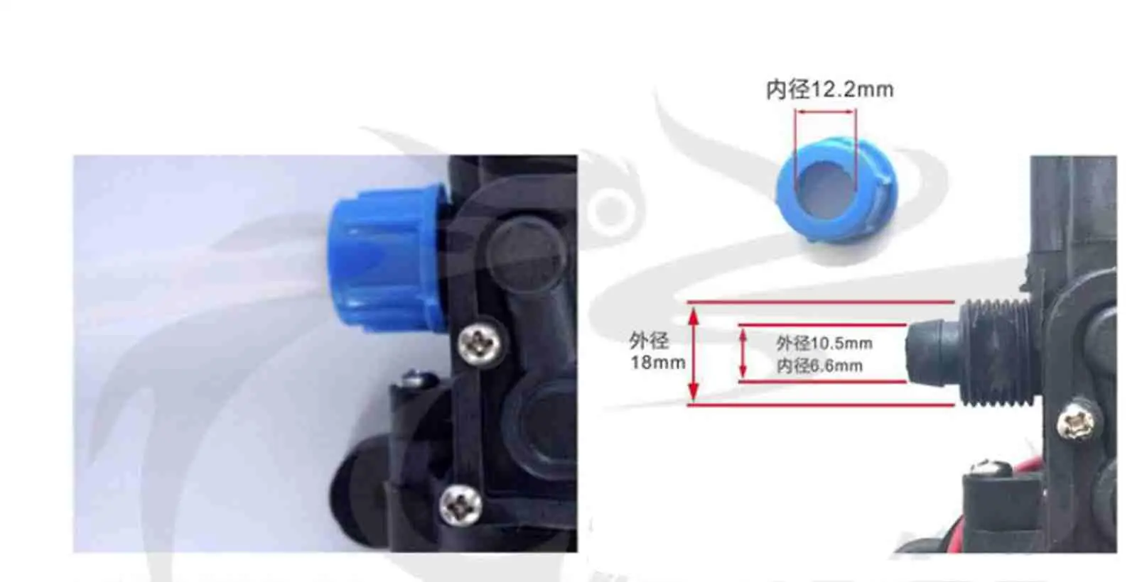 T YB DC 12V 100W Self priming Booster Diaphragm Water Pump Automatic Pressure Switch 300L/H For Car washing|automatic pressure switch|diaphragm water