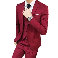 3Pc Wedding Suits for Men Autumn Blazer Pants Single Breasted Smart Casual Straight Female Slim Suits Plus Size 6XL Groom Suit 3Pc Wedding Suits for Men Autumn Blazer Pants Single Breasted Smart Casual Straight Female Slim Suits Plus Size 6XL Groom Suit