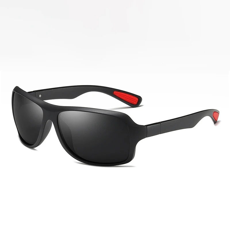 C4 sand black grey HBK, спортивные, ветрозащитные, поляризационные солнцезащитные очки для мужчин и женщин, прямоугольная, для езды на велосипеде, вождения, рыбалки - Цвет линз: C4 sand black grey