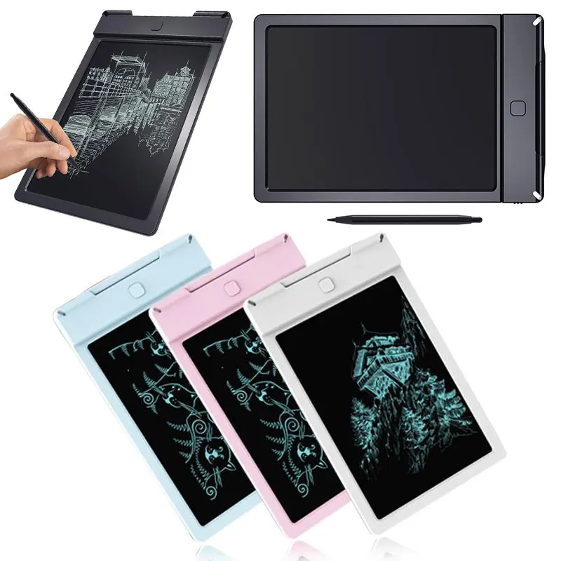 Efex Intelligence 4 цвета доска планшет креативный lcd вручную нарисованный рисунок портативный 9 дюймов один ключ Erasure Memo
