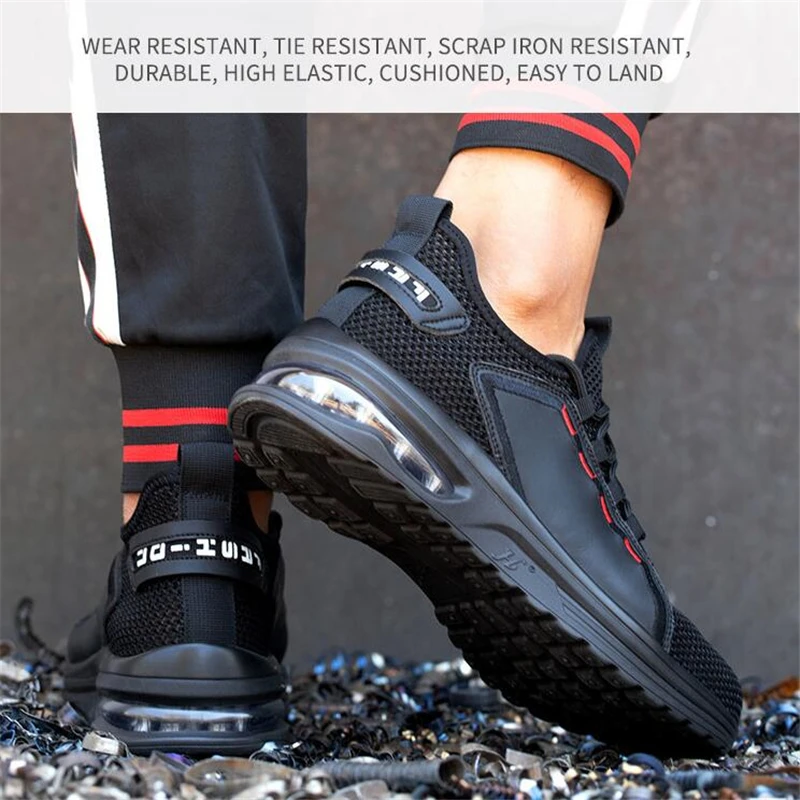 air cushioned safety boots