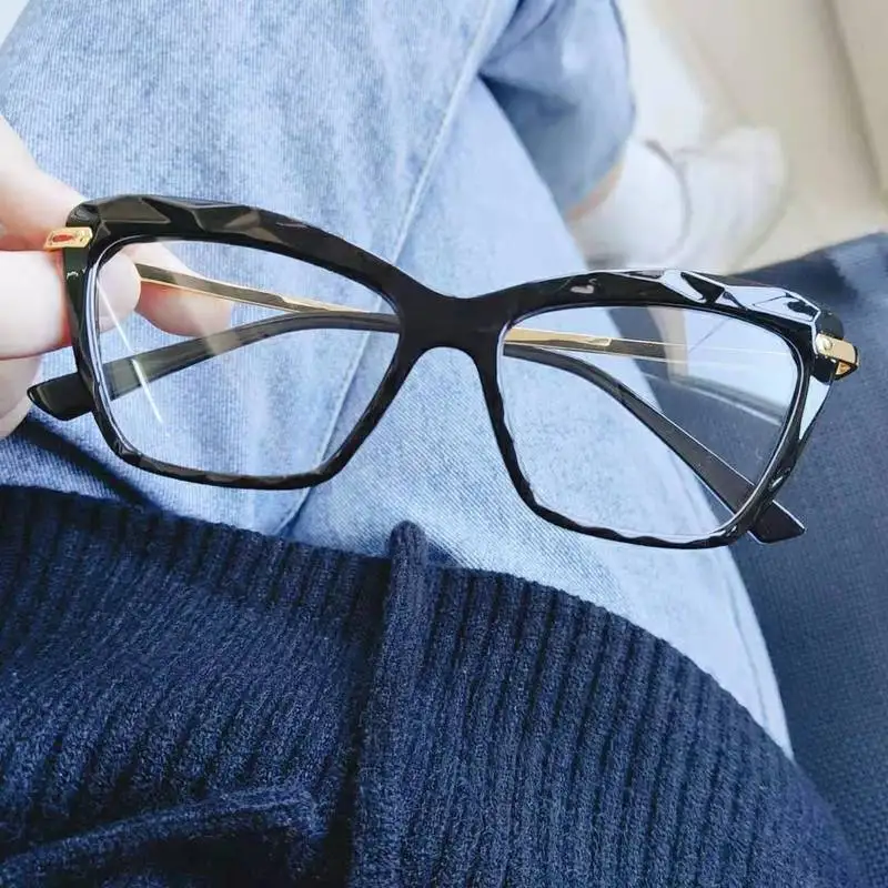 Сексуальные очки в форме "кошачий глаз", оправа для женщин, трендовые фирменные дизайнерские прозрачные линзы, искусственные в стиле ретро, очки Oculos, очки, рождественский подарок