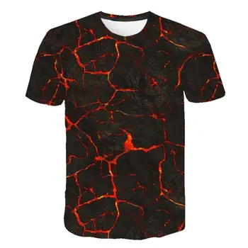 

2020 Summer Hot Selling Light Breathable Short-Sleeved 3D Printed Short-Sleeved T-Shirt Fashion Casual Men T-Shirt