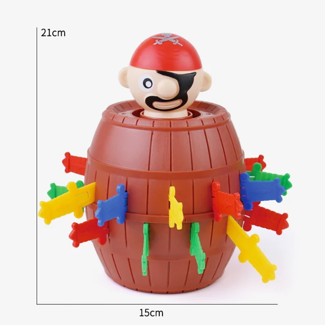 Hot Sale Funny Novelty Kids Children Lucky Game Gadget Jokes Tricky Pirate Barrel Game Pirate Bucket Kiddie Toy 6