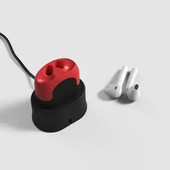 

Free shipping 1Set USB Charger with Charging Station for AirPods1/2 Bluetooth Earphone Headset Accessories