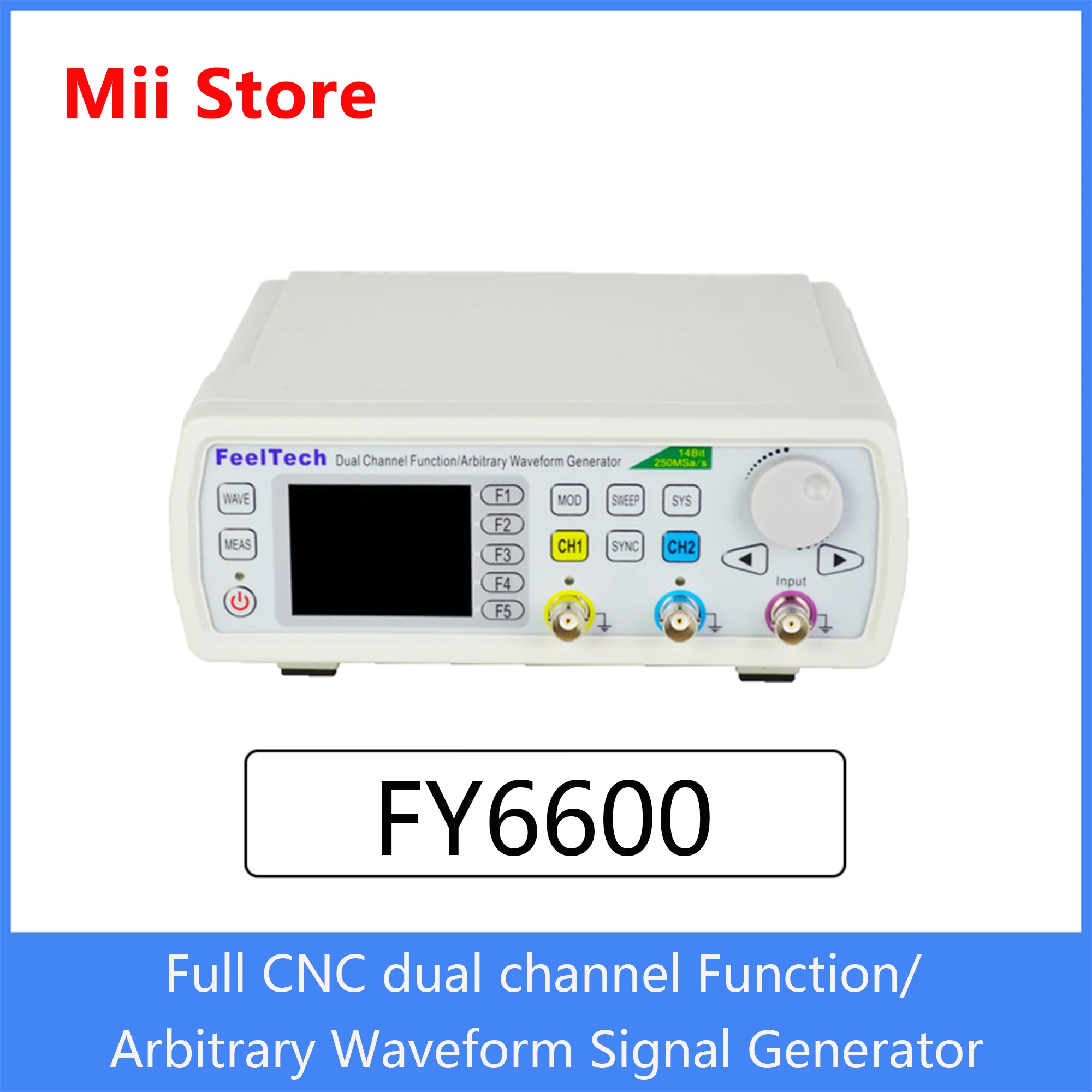 任意の信号発生器,FY6600-50MHzチャンネル,250msa/s, 8192*14ビット,100MHz周波数計,vco,バースト  AliExpress