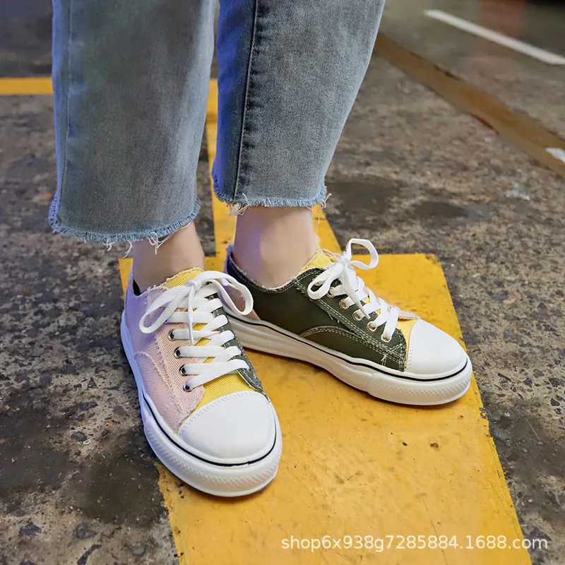 

2019 Spring And Summer New Style Canvas Shoes Women's Versatile Yamamoto-Style Students Shoes Casual Korean-style Low-top Shoes