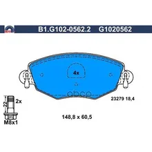 Колодки Тормозные Дисковые GALFER арт. B1.G102-0562.2