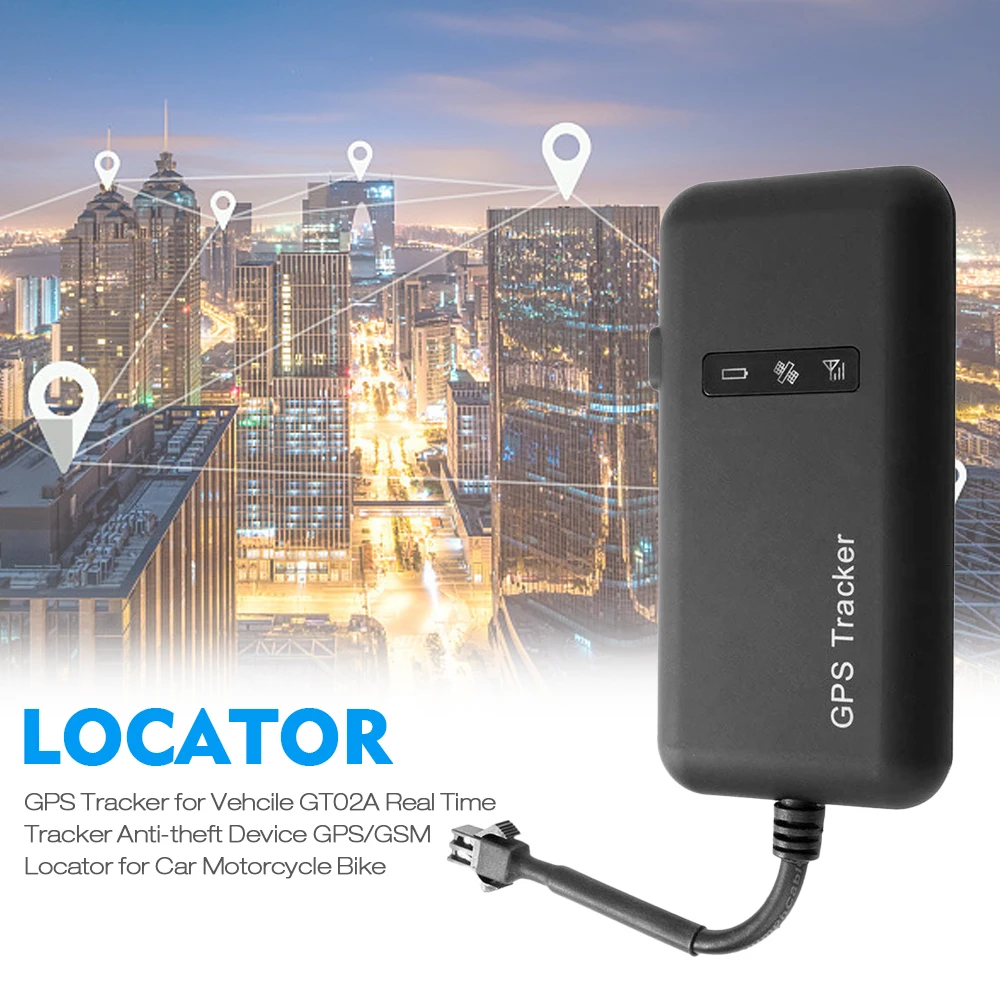 Gps трекер для Vehcile GT02A в реальном времени трекер противоугонное устройство gps/GSM локатор для автомобиля мотоцикла велосипеда Новинка