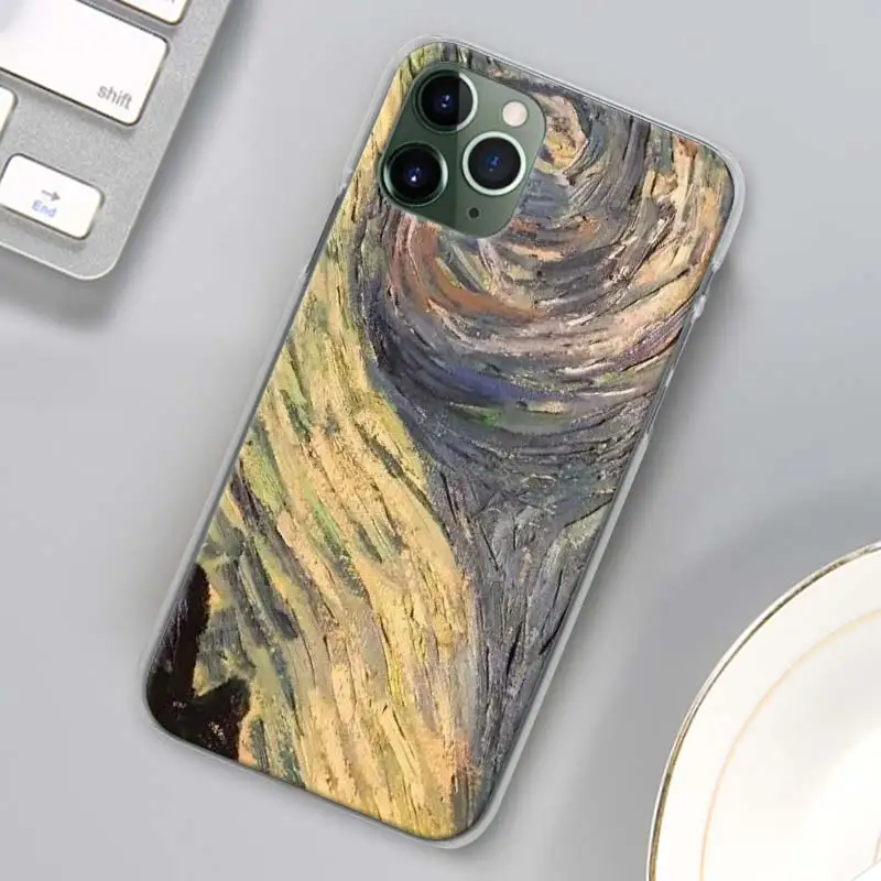 iphone 12 pro max leather case paintings Starry Night Van Gogh Phone Case for iPhone 12 Mini 11 13 Pro Max X XR XS MAX for iPhone 6 6s 7 8 Plus 5 5S SE Cover iphone 12 pro max leather case