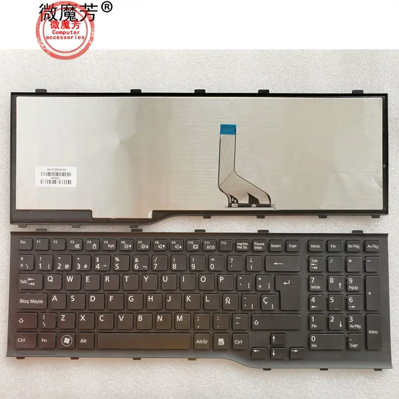 

SP Клавиатура для ноутбука Fujitsu Lifebook AH532 A532 N532 NH532 с рамкой Клавиатура ноутбука MP-11L63SU-D85 CP569151-01 Новый