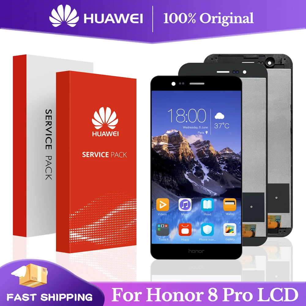 Оригинальный ЖК-дисплей 5 7 дюйма для Huawei Honor 8 Pro сенсорный экран с рамкой