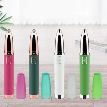 

New Portable Mini Electric Epilator Eyebrow Trimmer Lipstick Face Epilator Instant Painless Hair Remover Dropshipping 40#