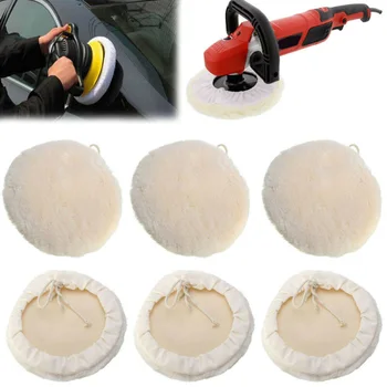 

Wheel Polishing Pad Polisher Cleaning Washable Equipment 6pcs Set 7inch
