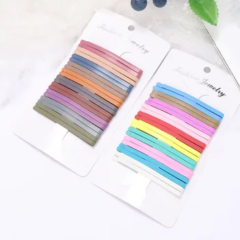 

20 pcs/set Women Candy Color Hairpins Hair Grips Barrette For Daily Use Salon Hair Clips Headwear Korean Style