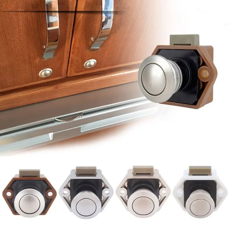 

Diameter 20mm Camper Car Push Lock RV Caravan Boat Drawer Latch Button Locks For Furniture Hardware G6KC