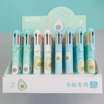 

Lovely Avocado Style 8 Colors Chunky Ballpoint Pen School Office Supply Gift Stationery Papelaria Escolar