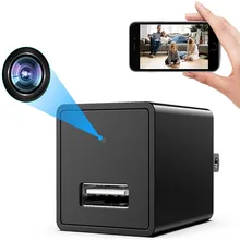 Mini Wifi Camera 1080P Plug USB Charger Camcorder Video Recorder Wireless Portable Camera Security Power Adapter Mini Camcorder