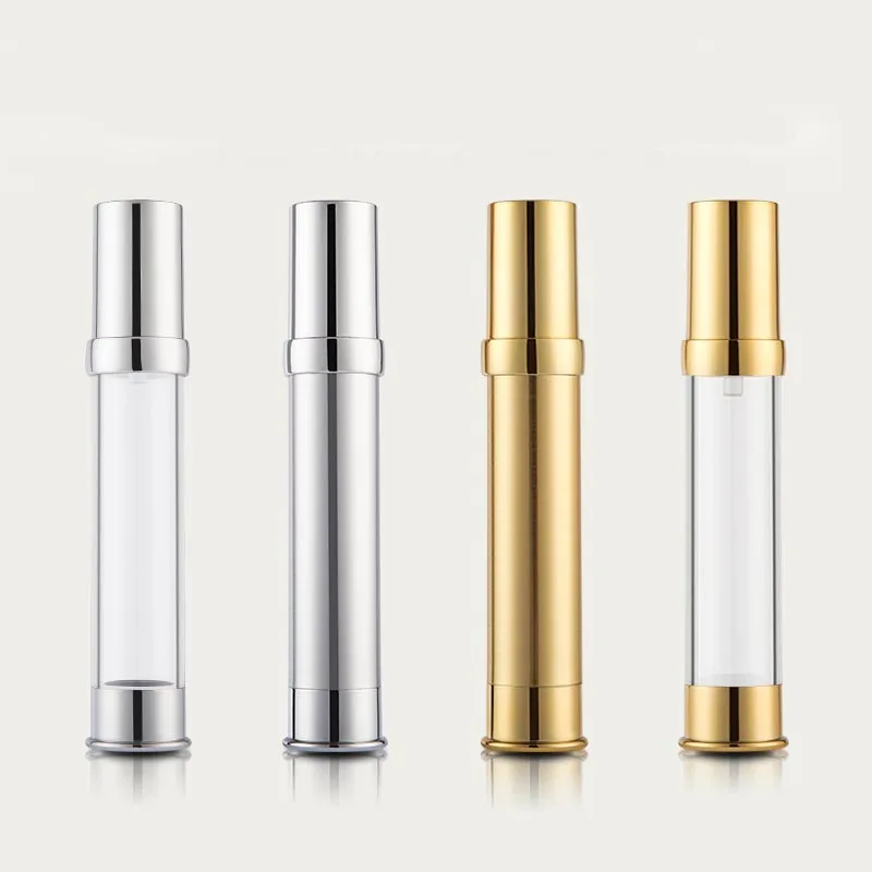 

5ml 10ml 15ml Refillable Bottle Pump Makeup Container Emulsion Essence Liquid Foundation Packing Bottle 10pcs P228