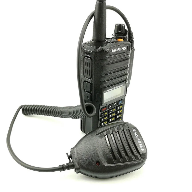 Walkie Talkie Динамик Микрофон с зажимом для Baofeng UV-9R+ BF-A58 R760 1* Walkie Talkie микрофон 1* Винт