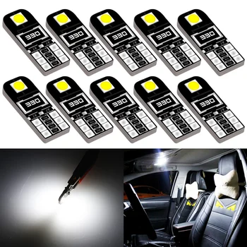 

10x T10 LED Canbus Bulb Car Interior W5W Map Reading Light for Honda CRV 2005 Accord Civic 2006 2011 Fit Jazz City HRV Spoiler