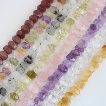 

Natural White Amethysts Roses Quartz Crystal Drilled Nugget Chunky Loose Beads Craft Bracelet Necklace Jewelry Women SF-72AMDE