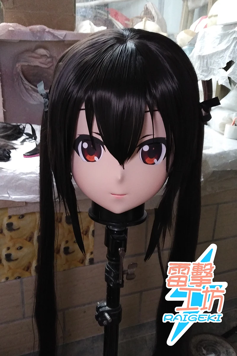 (RAIGEKI MAKS 45) Resin 3/4 Head Female/Girl Kigurumi Anime Cosplay Masks Crossdress Japan Role Lolita Crossdresser DOLL BJD Cos |
