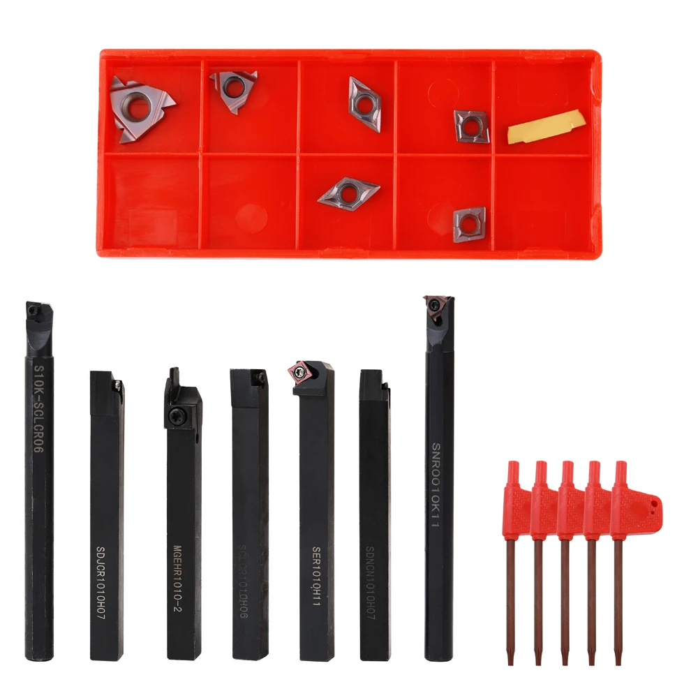 

Multifunctional Solid Carbide Inserts Holder Boring Bar With Wrenches For Lathe Turning Tools Rod Industrial Lathe Tools