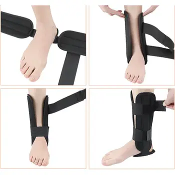 Vrouwen Mannen Fitness Enkel Verstuiking Brace Strap Spalk Voet Hak Cover Orthopedische Aluminium Protector Guard Wrap Plantaris