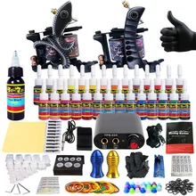 Комплект тату-машинки для резки чернил Перманентный макияж косметический инструмент Высококачественная вышивальная машина цветной комплект дропшиппинг