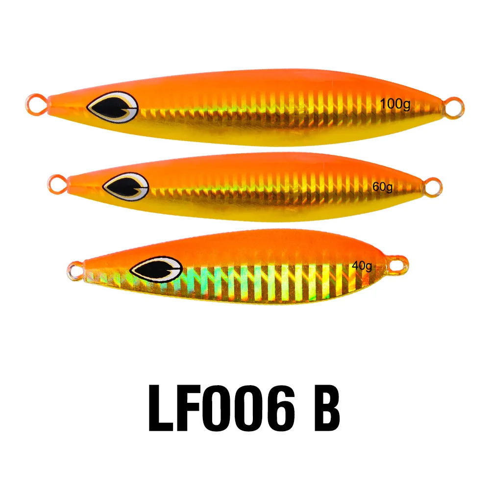 

Songrui Fishing Gear Deep-Sea Boat Fishing Colorful Metal Sink Lure 40g Lead Fish 7.5 Cm Iron Plate 5-Color Lf006