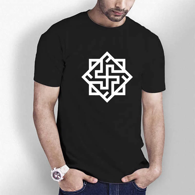TriDitya HT0748# Charm Valkyrie Without a Circle Unisex Cotton Tee-Shirt O Neck Short Sleeve Tshirt Custom-Made | Мужская одежда