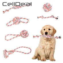 Pet Dog Toys for Large Small Dogs Toy Interactive Cotton Rope Mini Dog Toys Ball for Dogs Accessories Toothbrush Chew Puppy Toy