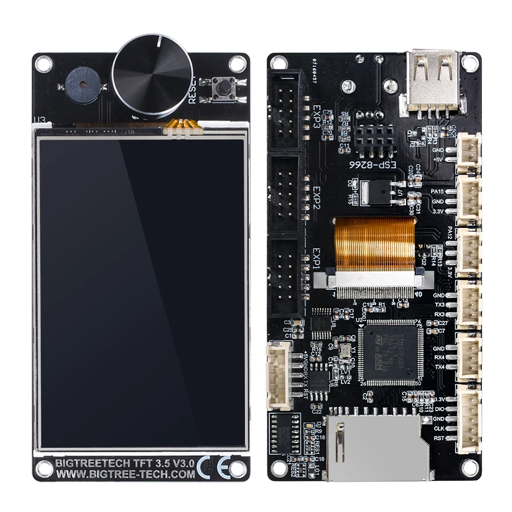 Цена BIGTREETECH SKR V1.3 контроллер TFT35 V3.0 сенсорный экран + TMC2209 TMC2208 UART драйвер 3d принтер наборы для плат MKS GEN L TMC5160