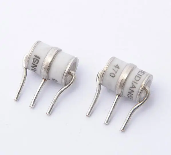 thumbnail image 1 of Tubo de descarga de gas cerámico, 5,5 x 6 mm, 5 x 7,6 mm, 8 x 6 mm, 6 x 8 mm, 8 x 10 mm, 3R, 2R, 70/75/90/150/230/470 V, 1000 V, 2000 V, 3000 V, 3600 V, 10 unidades por lote, 1 of 4