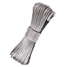 6 мм* 15 м синтетический трос лебедки линия восстановления кабель внедорожник ATV внедорожный сверхмощный