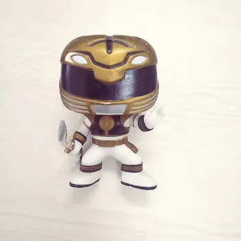 

Power Rangers White Ranger 405 Vaulted TV Movie Model Character Vinyl Doll Action Figure Collection Gifts Toy No Box