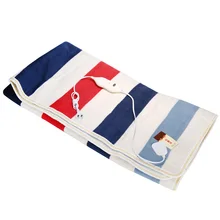 Теплый зимний бытовой подогреваемый фланелевый ковер 100 Вт 220 В Электрический Подогрев фланелевое одеяло с регулируемым контроллером 150*120 см