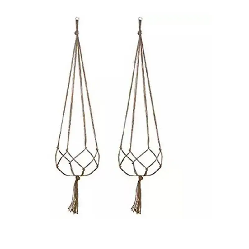 Украшение для сада плетеная вешалка кастрюля стола растений - Цена: 66,66 руб.