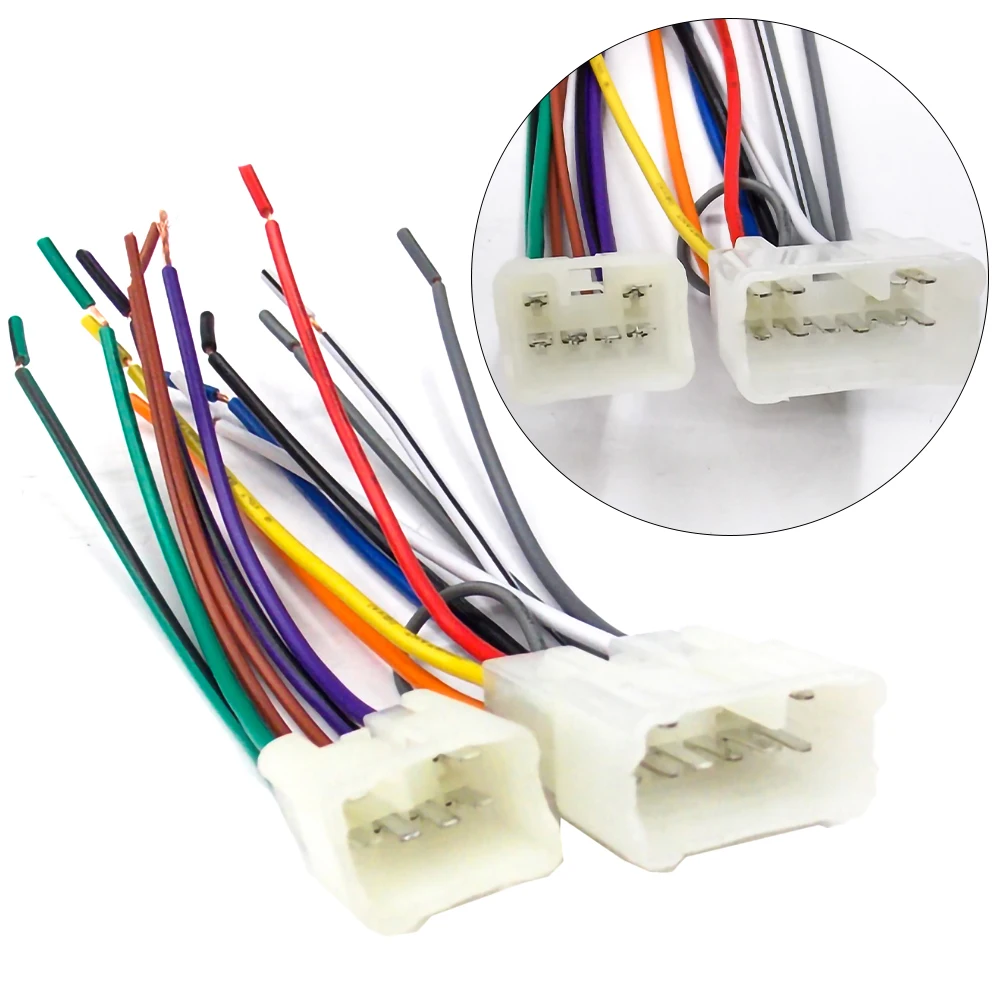 

Fit for Toyota Aftermarket Radio Stereo Install Car Wire Harness Cable Adapter Car Accessories New Quick Delivery Dropshipping