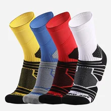 Masculino feminino elite meias de basquete meias espessadas toalha inferior esportes meias absorventes de suor resistente ao desgaste anti derrapante meias