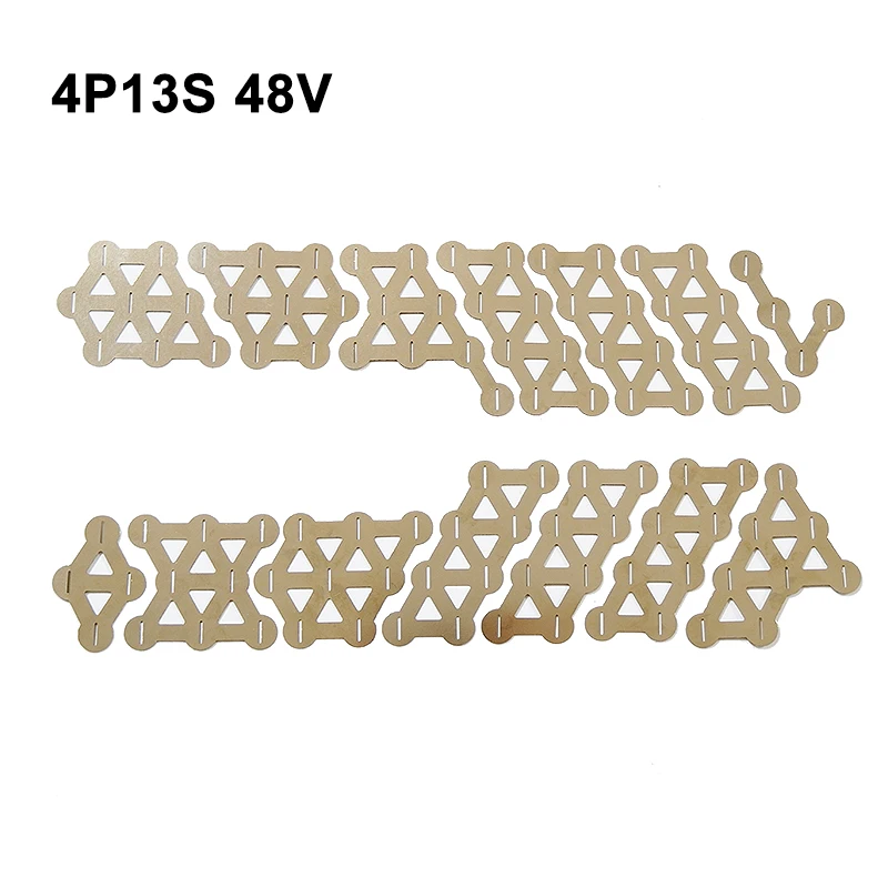 E-bike Battery SSE-046 SSE-077 Hailong  Case Nickel Bus Bar For 18650 Li-ion Cells 4P13S 5P10S 5P13S 6P10S Thickness 0.15mm