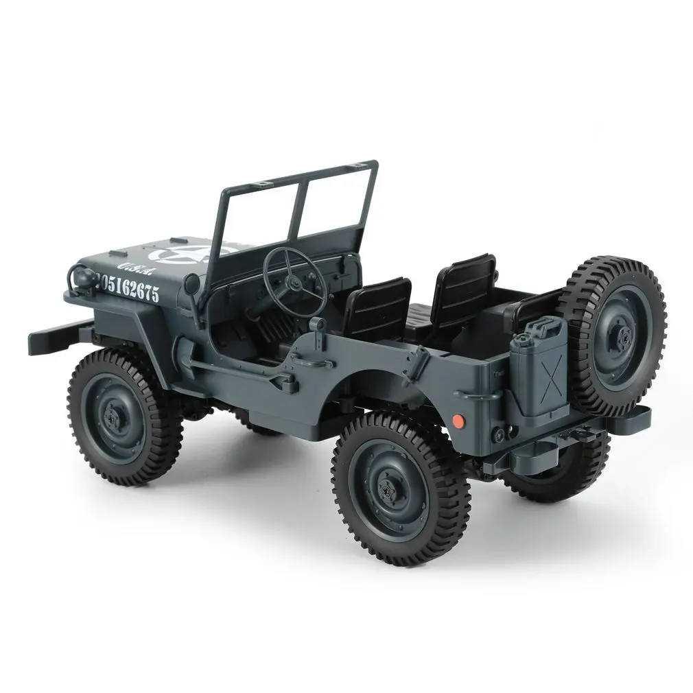 C606 1:10 RC Автомобиль 2,4G 4WD светильник-трансформер с дистанционным управлением джип четыре колеса внедорожный военный альпинистский автомобиль игрушка детский подарок хит