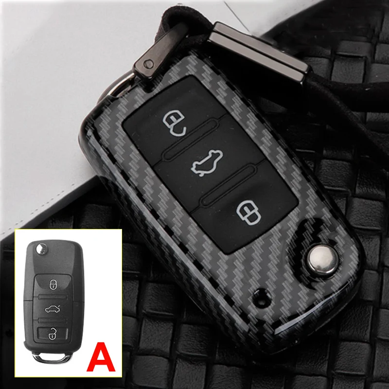 SKU图片-New-hot-sale-Zinc-alloy-Silicone-car-key-case-cover-keychain-For-Skoda-Octavia-A5-A7
